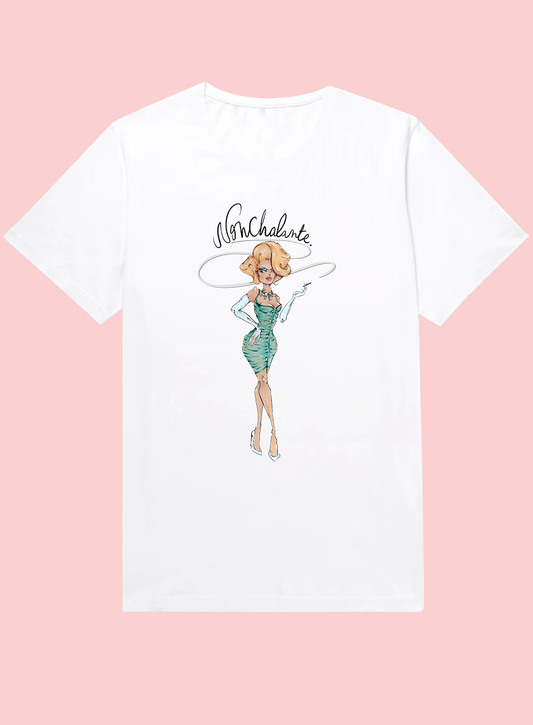 Tee Shirt Blanc  - Le Filip - Non-Chalante